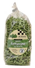 Spinach fettuccine
