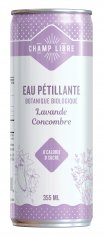 Eau pétillante botanique - Lavande et concombre