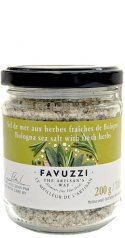 Sea salt with fresh herbs
