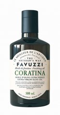 Huile d'olive extra-vierge de finition Coratina