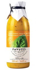 Sauce tomate jaune et basilic