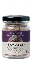 Black garlic and Salt