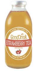 Strawberry tea with green tea