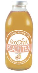 Good drink peach tea with apple